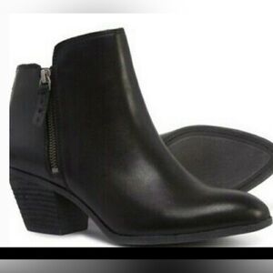 Frye Judith Black Ankle Boots